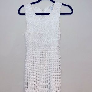 Diane von Furstenberg White Lace Dress